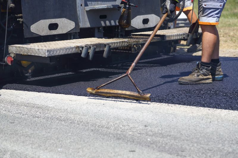 Resurfaced Asphalt Road