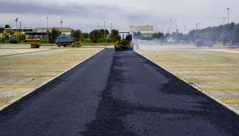 Residential Asphalt Paving Close-up