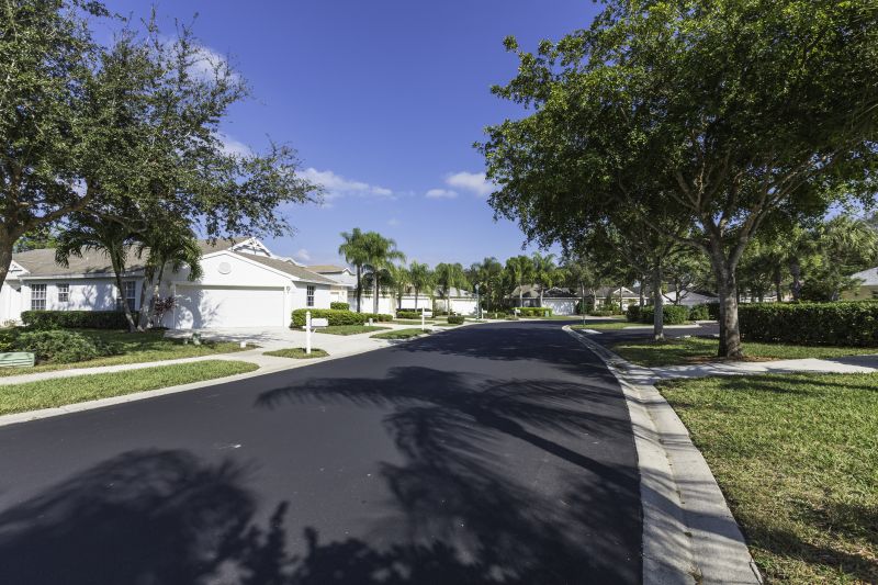 Residential Asphalt Paving Near Completion